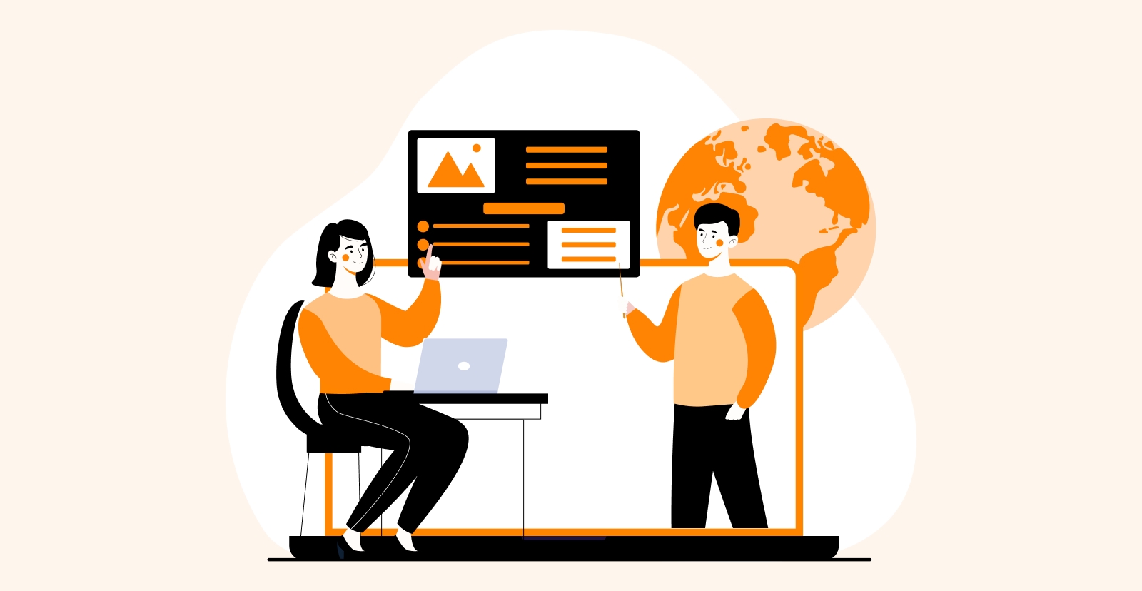 How to choose a Webflow development agency in the USA, illustration